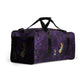 Alice in Wonderland Purple Gothic Duffle Bag