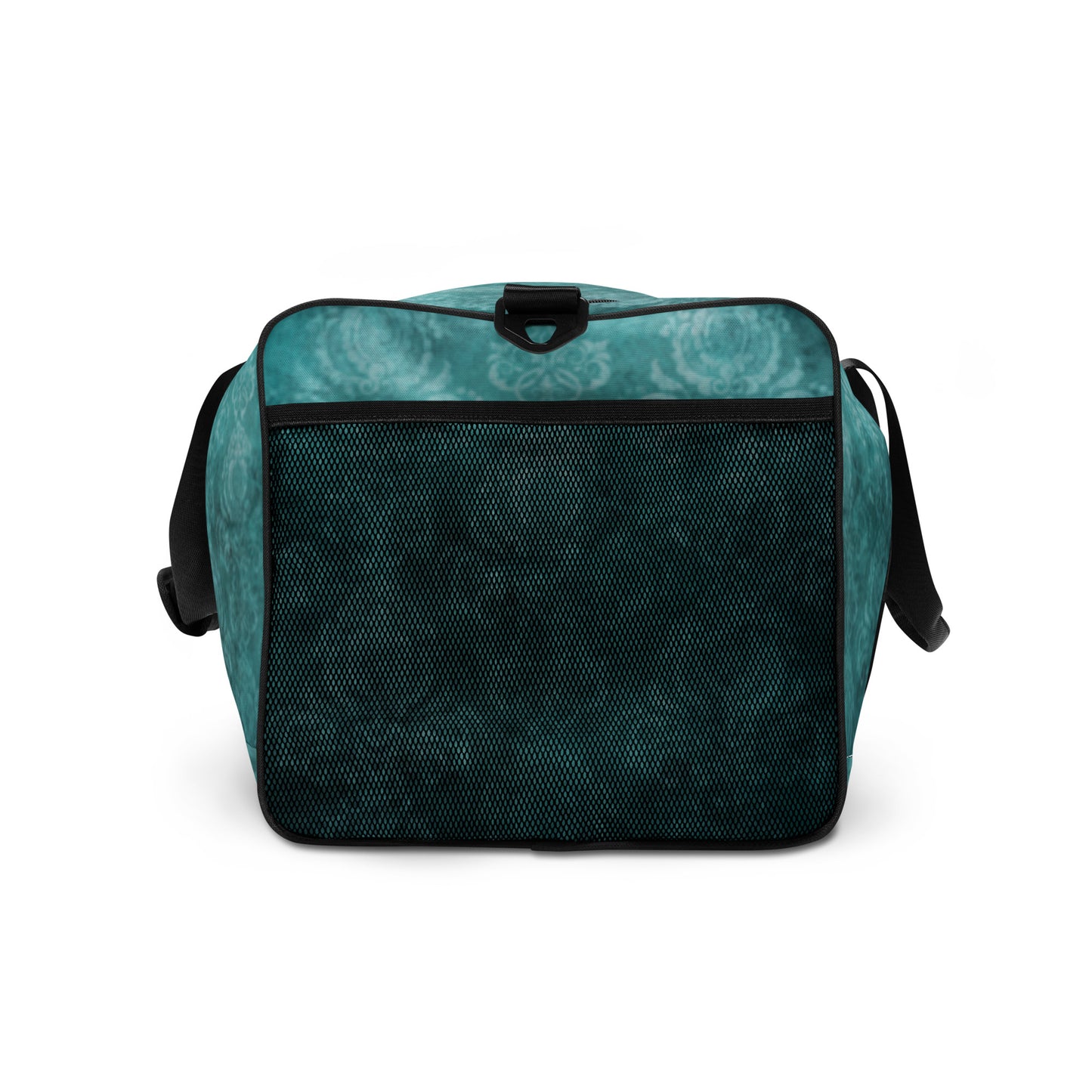 Teal White Weekender Duffle Bag