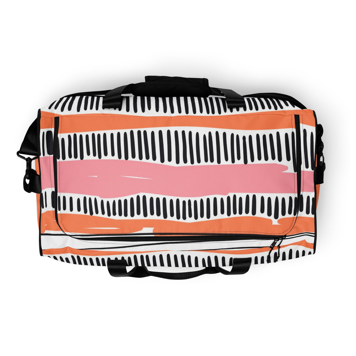 Abstract Stripes Duffle Bag