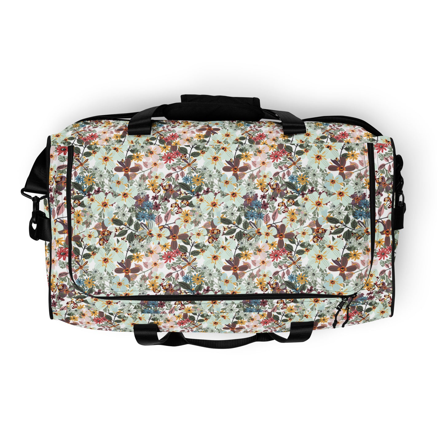 Beautiful Floral Duffle Bag