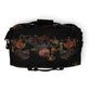 Two Chinese Dragons and Roses Flowers Duffle Bag