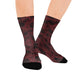 red rose skull women's crew socks – Sole Design Studio