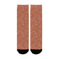 orange sparkle glitter women's crew socks – Sole Design Studio