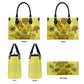 Van Gogh Sunflower Women's Vegan Leather Handbag