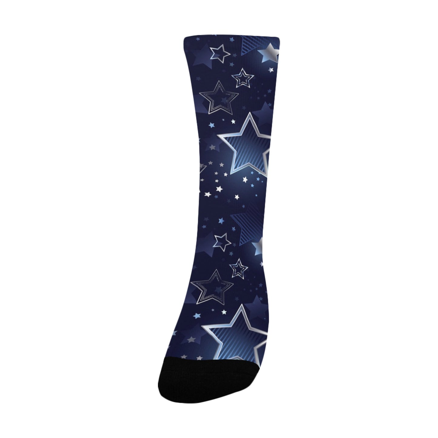 silver stars women's crew socks – Sole Design Studio