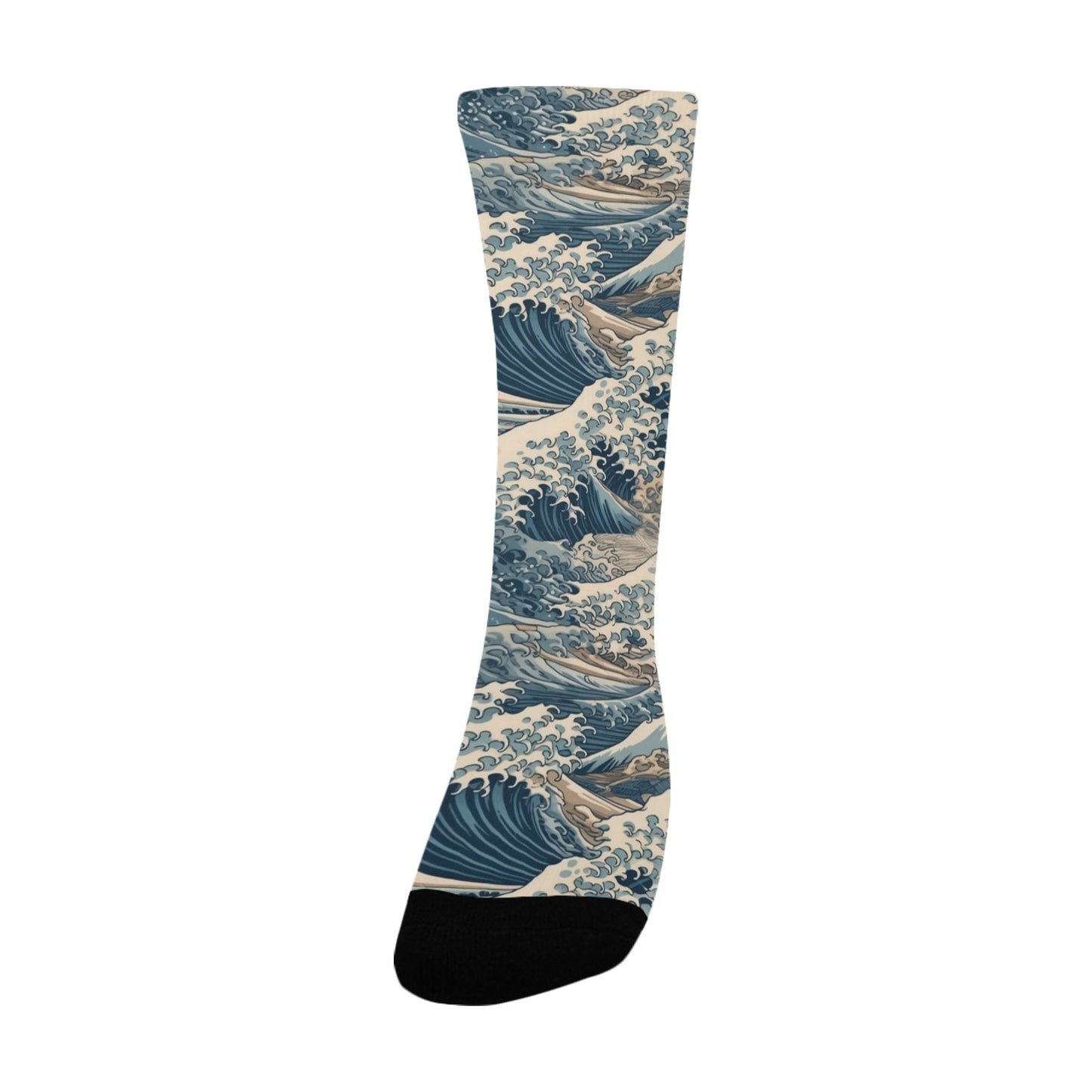 Great Wave off Kanagawa Socks - Custom Socks for Women Made in USA