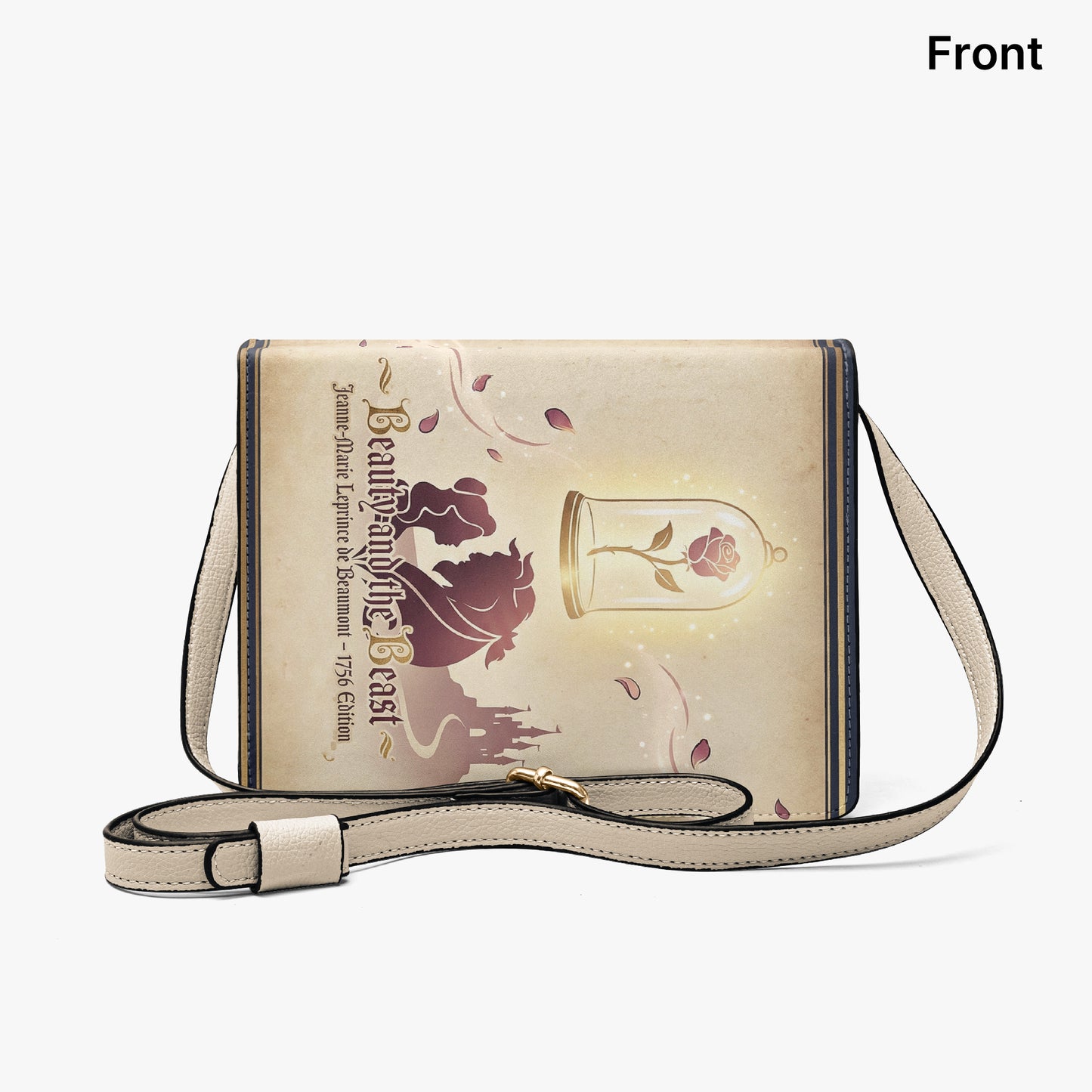 beauty and the beast book-shaped crossbody bag book lovers gift crossbody bag – Sole Design Studio