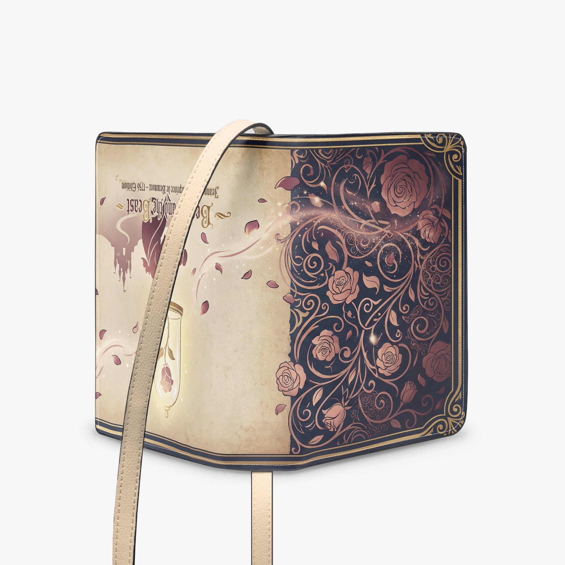 beauty and the beast book-shaped crossbody bag book-shaped bag gifts for readers – Sole Design Studio