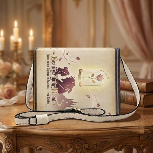 beauty and the beast book-shaped crossbody bag book-shaped crossbody bag vegan leather – Sole Design Studio