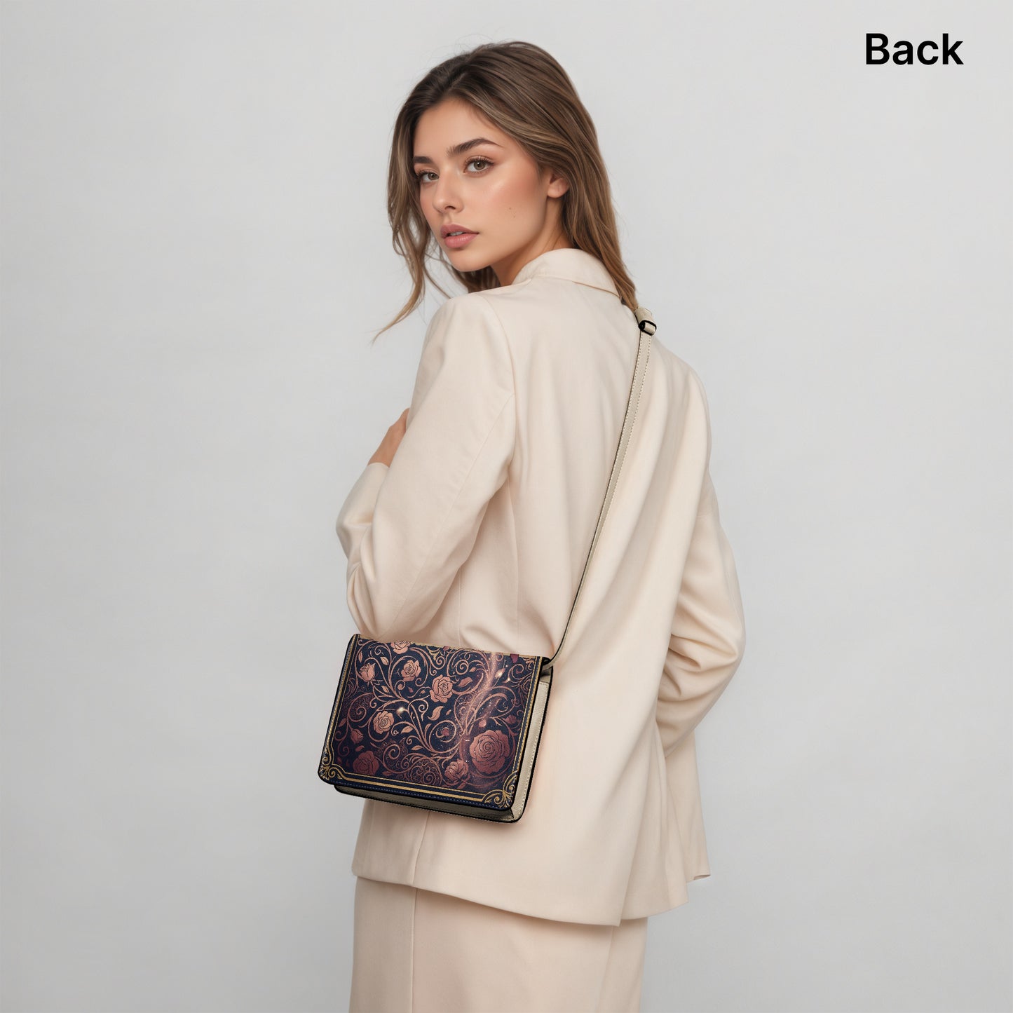 beauty and the beast book-shaped crossbody bag literary crossbody bag for women – Sole Design Studio