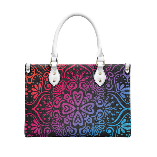 Bohemian Rainbow Women's Vegan Leather Handbag