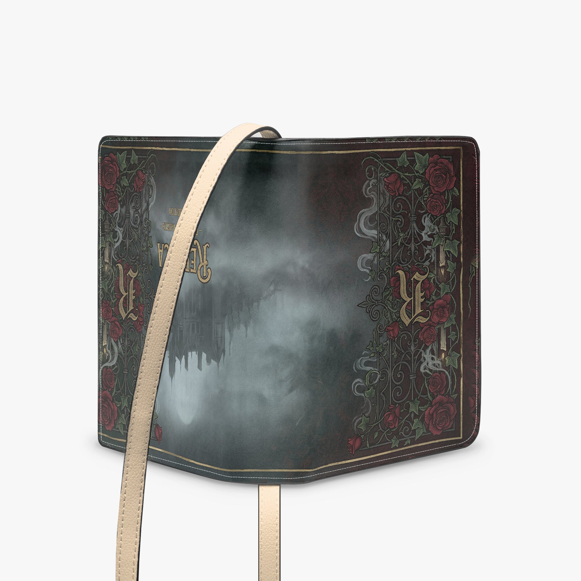 rebecca daphne du maurier gothic mystery book-shaped bag gifts for readers – Sole Design Studio
