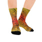 Henna Art Socks - Custom Socks for Women Made in USA