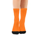 Pacific Orange Socks - Custom Socks for Women Made in USA