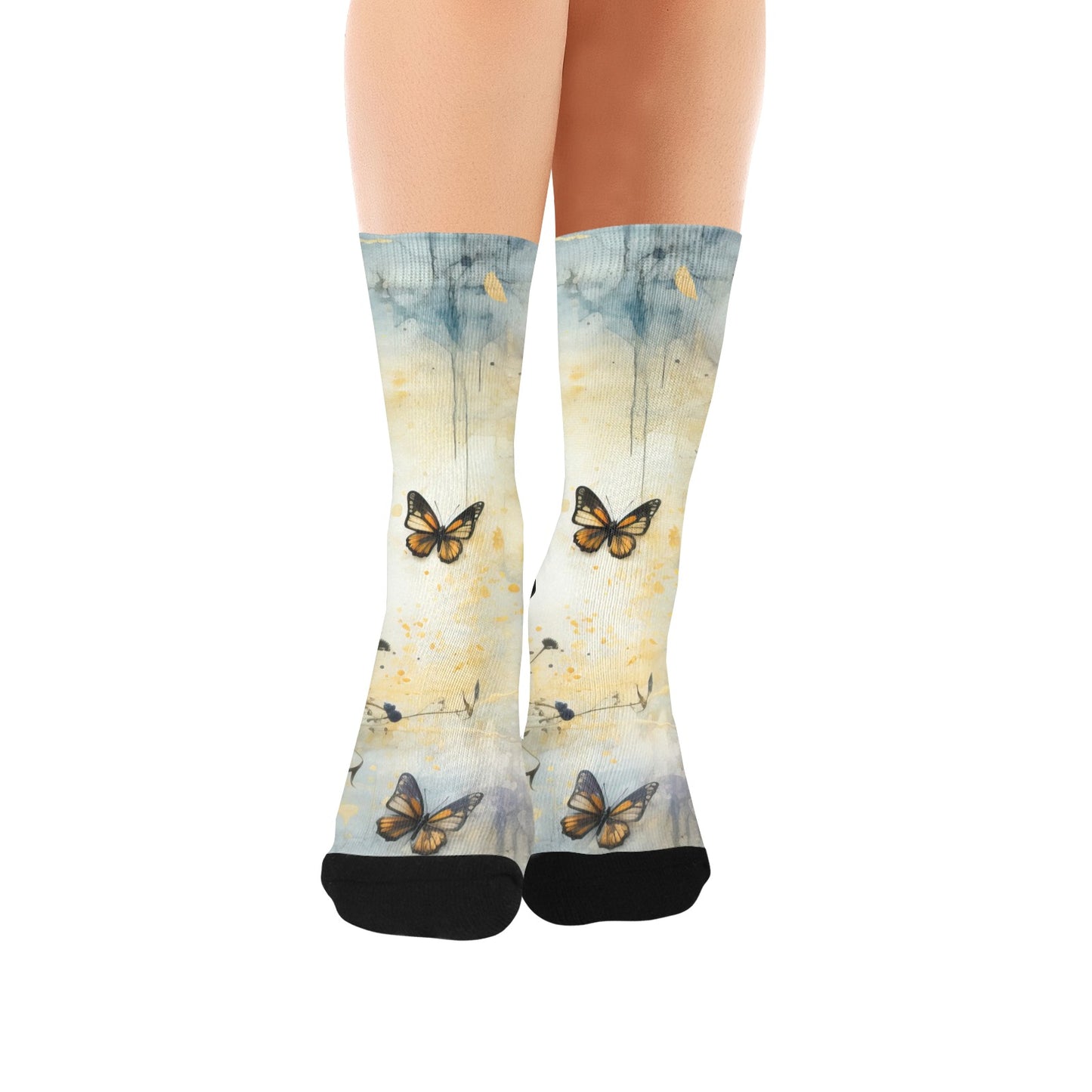 weathered meadow women's crew socks – Sole Design Studio