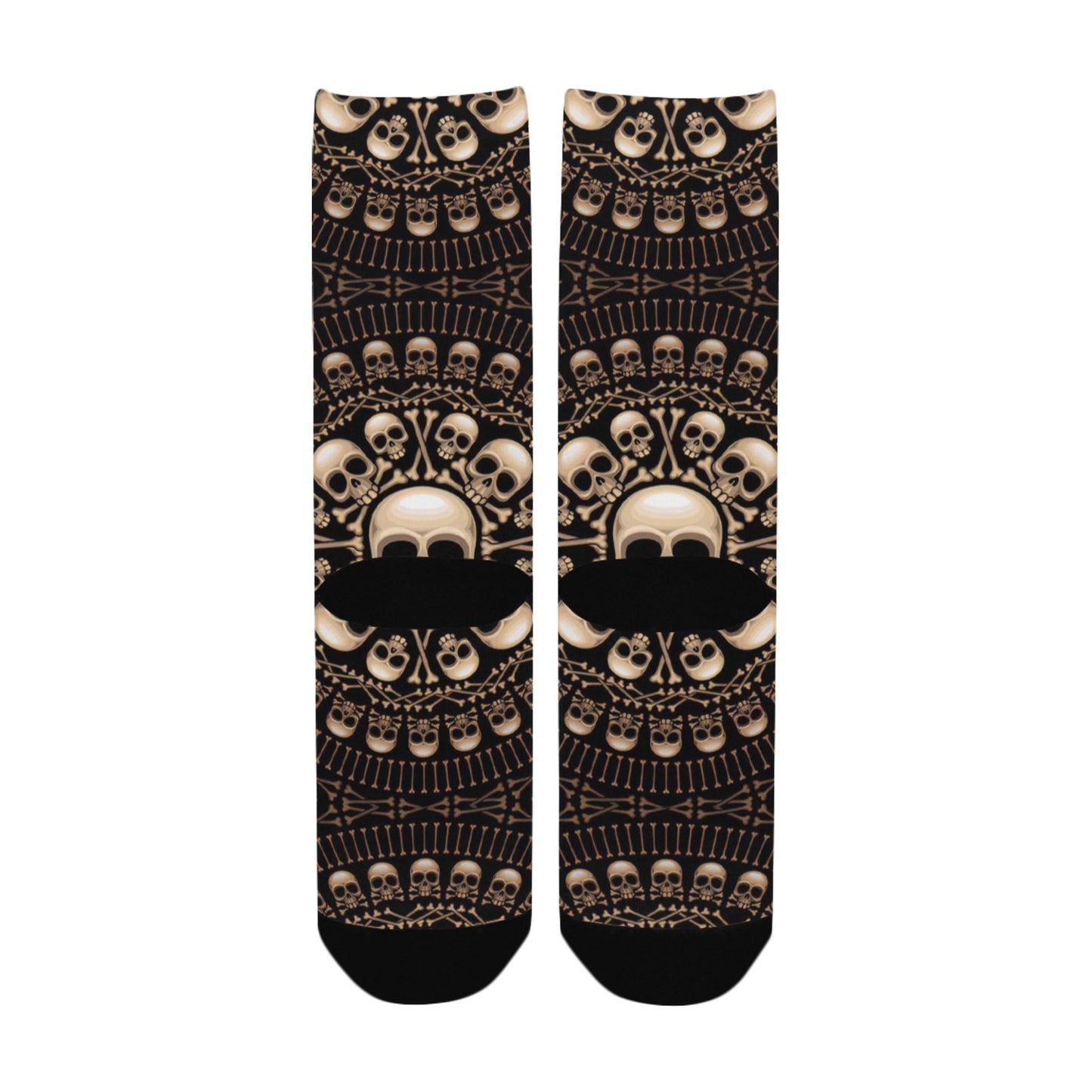 skulls and bones women's crew socks – Sole Design Studio