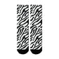 zebra stripe women's crew socks – Sole Design Studio