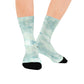 tales boho chic mosaic roses women's crew socks – Sole Design Studio
