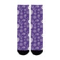 purple bandana paisley women's crew socks – Sole Design Studio