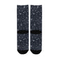 silver starry night digital women's crew socks – Sole Design Studio