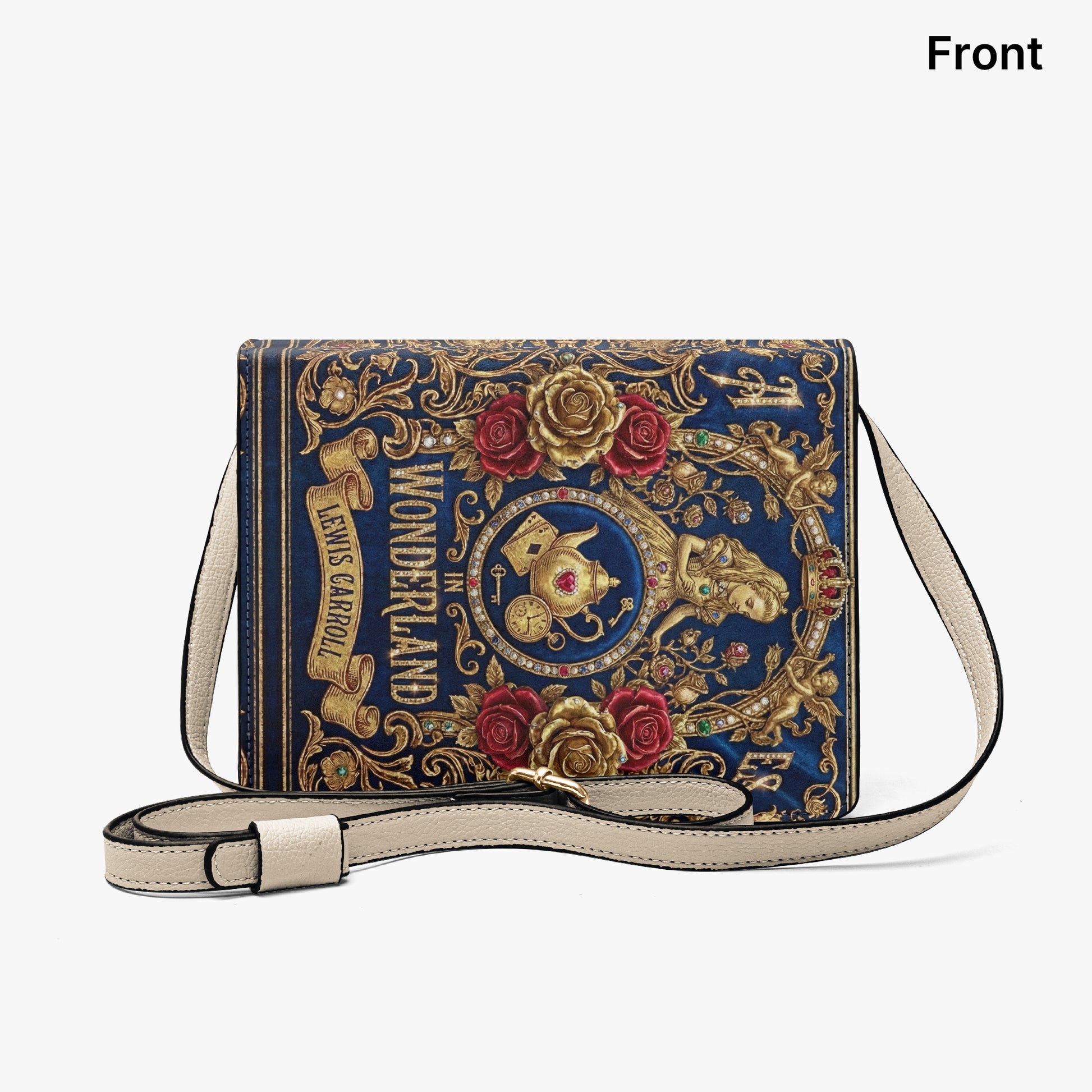 alice in wonderland lewis carroll book lovers gift crossbody bag – Sole Design Studio