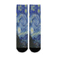 vincent van gogh's starry night women's crew socks – Sole Design Studio