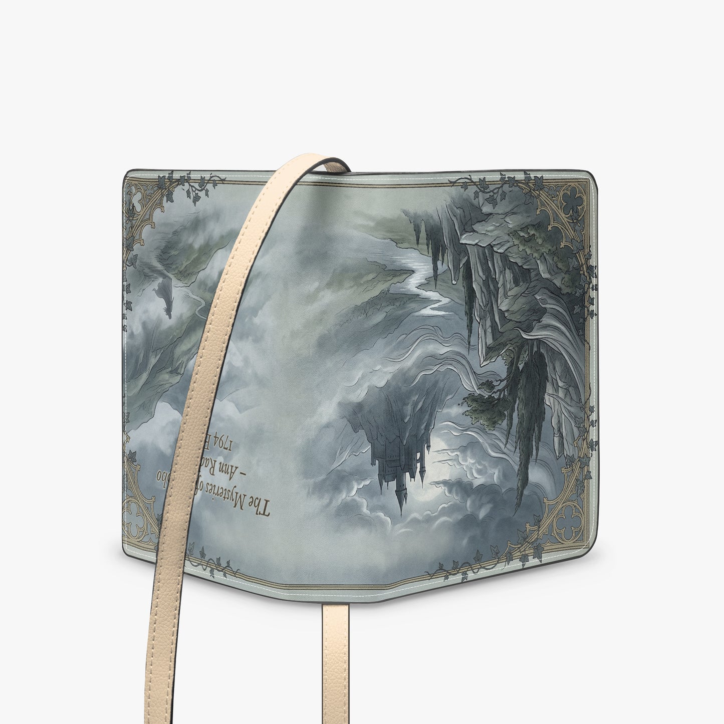 the mysteries of udolpho ann radcliffe gothic literary crossbody bag for women – Sole Design Studio