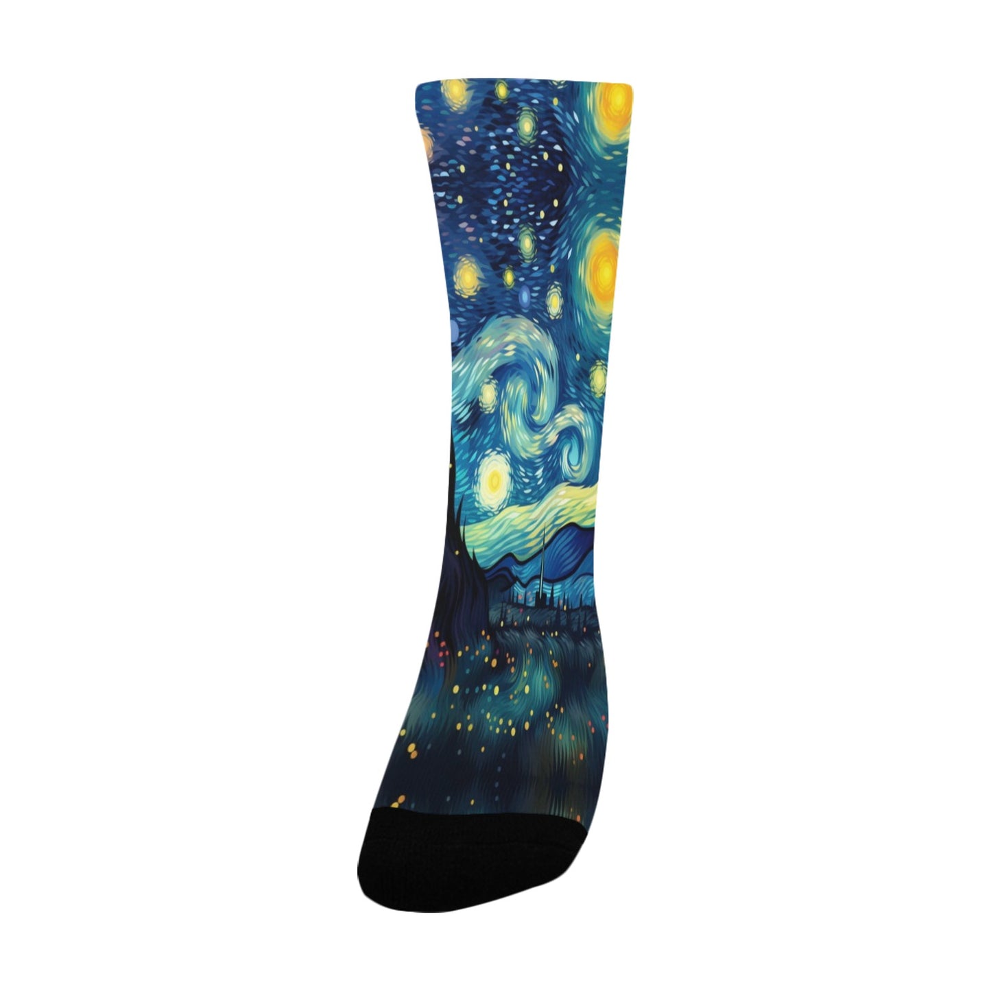 van gogh galaxy star women's crew socks – Sole Design Studio