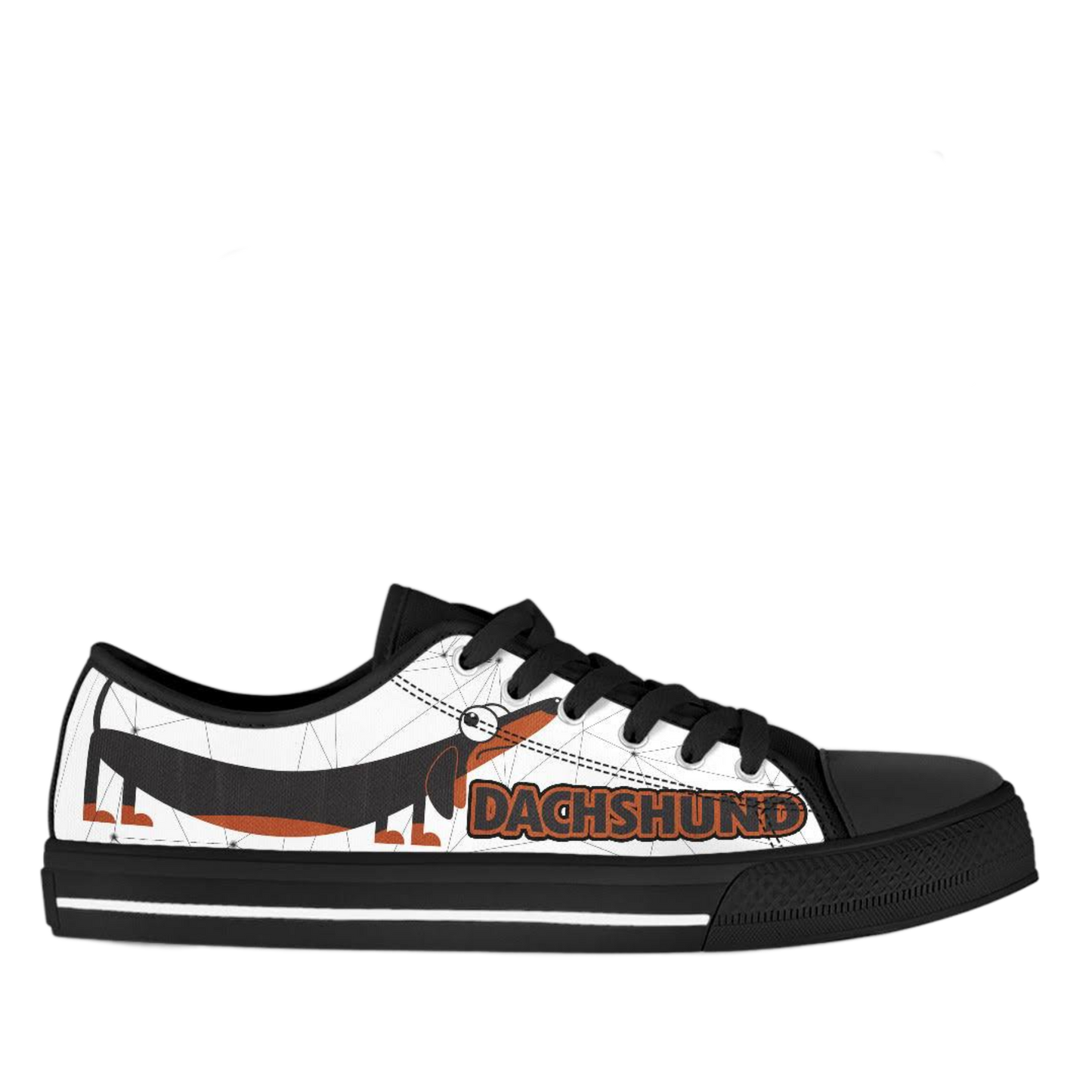 Dachshund Love Women's Low Top Sneakers