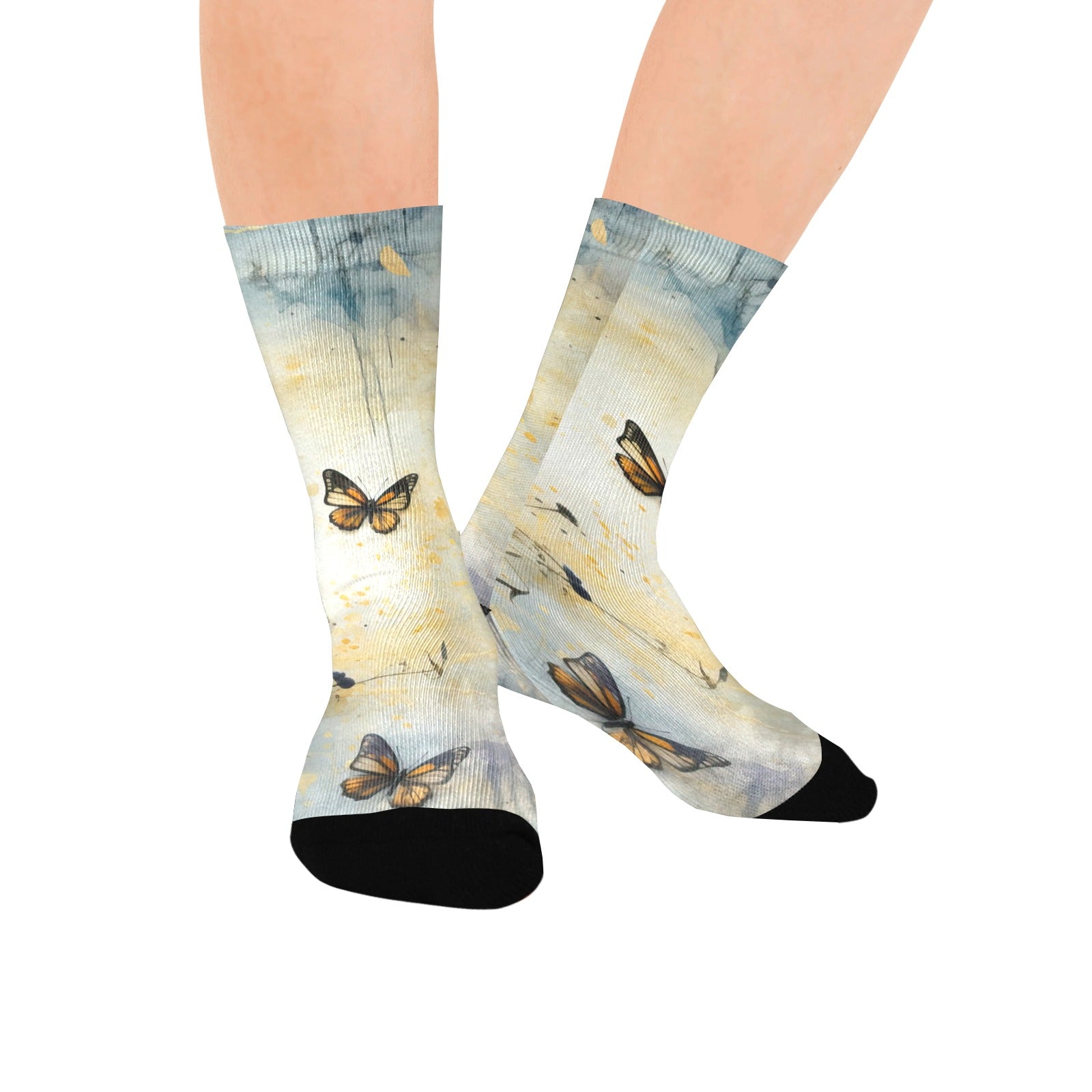 weathered meadow women's crew socks – Sole Design Studio