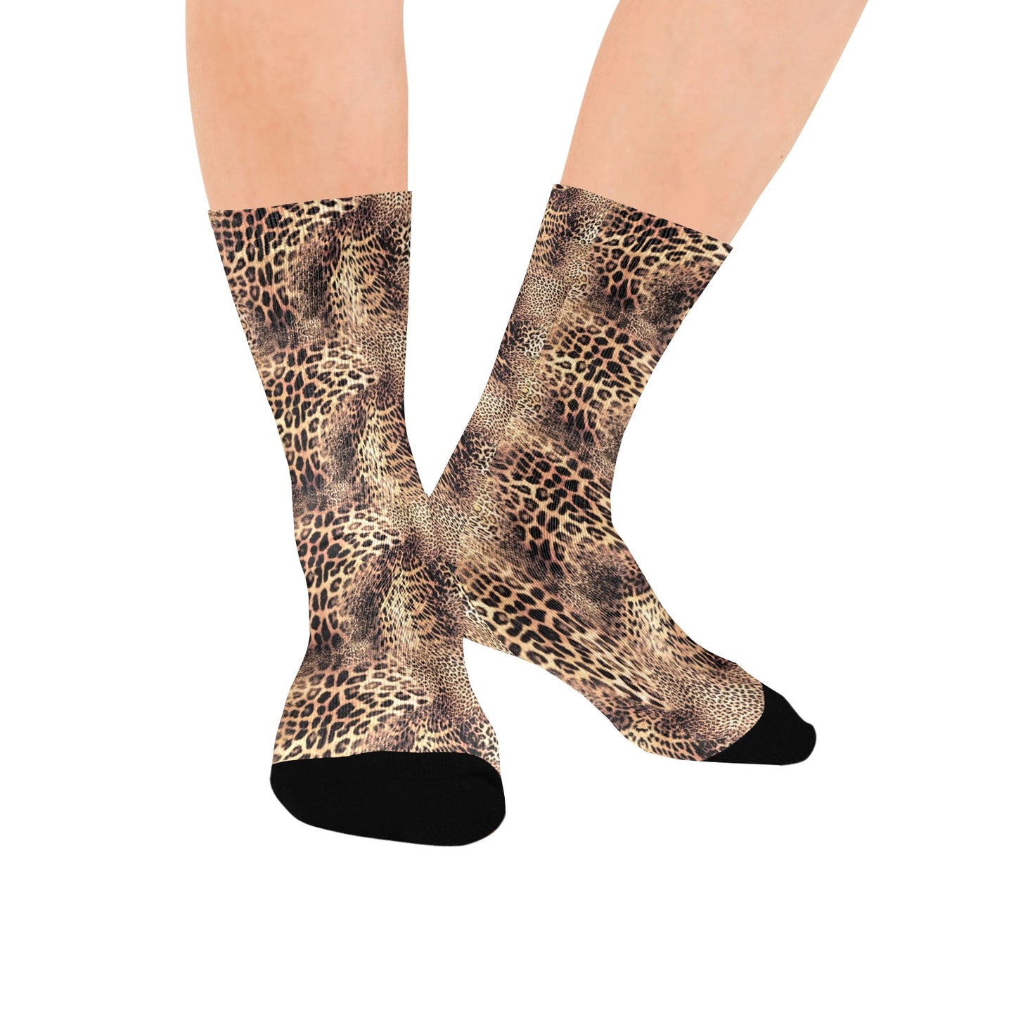 Leopard Socks - Custom Socks for Women Made in USA