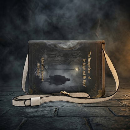 dr jekyll and mr hyde robert louis stevenson book-shaped crossbody bag vegan leather – Sole Design Studio