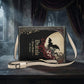 dracula bram stoker gothic book-shaped crossbody bag vegan leather – Sole Design Studio