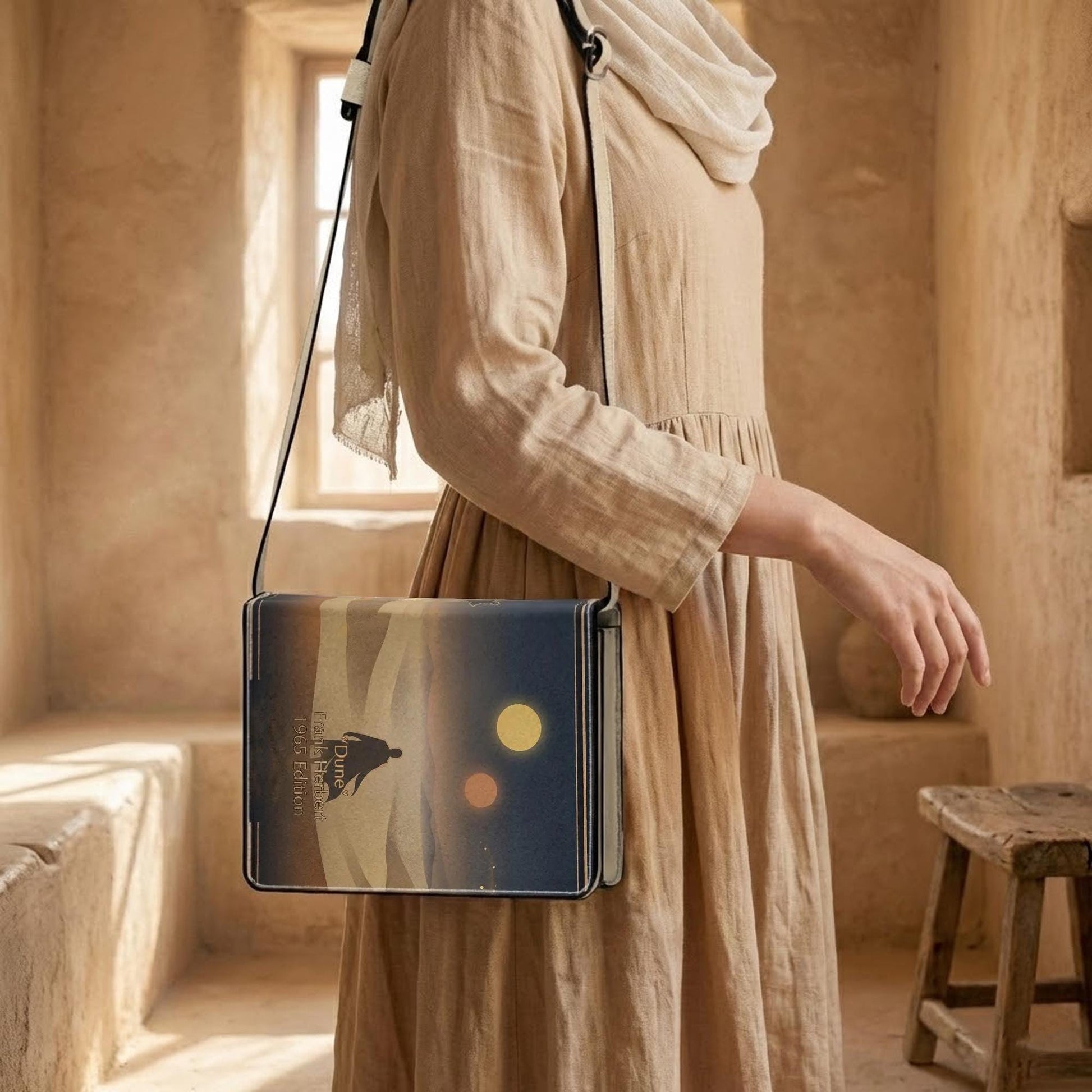 dune frank herbert sci-fi literary crossbody bag for women – Sole Design Studio