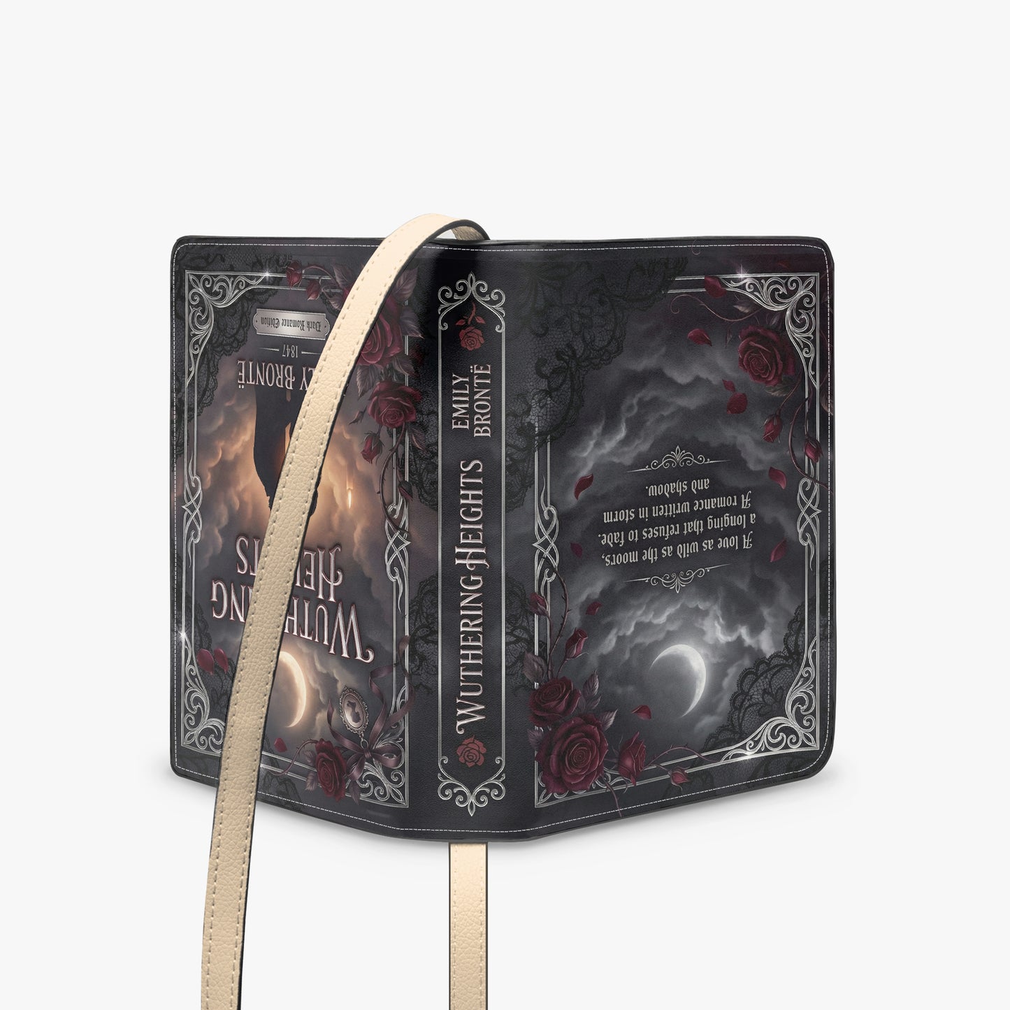 wuthering heights emily bronte gothic romance book-shaped bag gifts for readers – Sole Design Studio