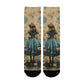 Alice in Wonderland Socks - Custom Socks for Women Made in USA