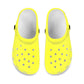 Lemon Yellow Women's Clogs Shoes