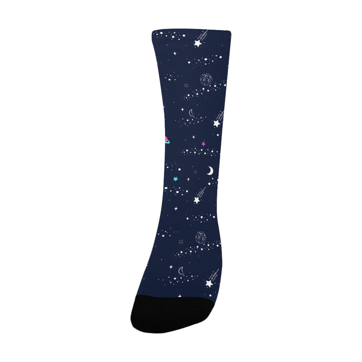 planet and star sky women's crew socks – Sole Design Studio