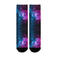 Galaxy Stars Socks - Custom Socks for Women Made in USA