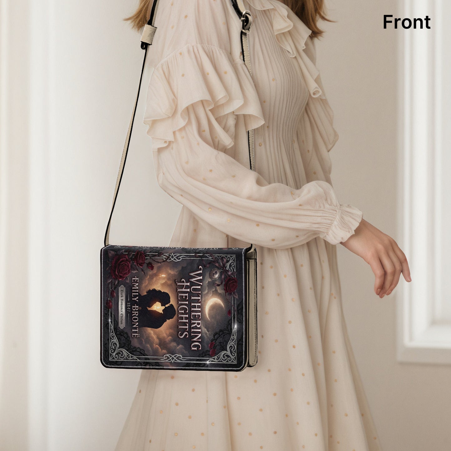 wuthering heights emily bronte gothic romance literary crossbody bag for women – Sole Design Studio