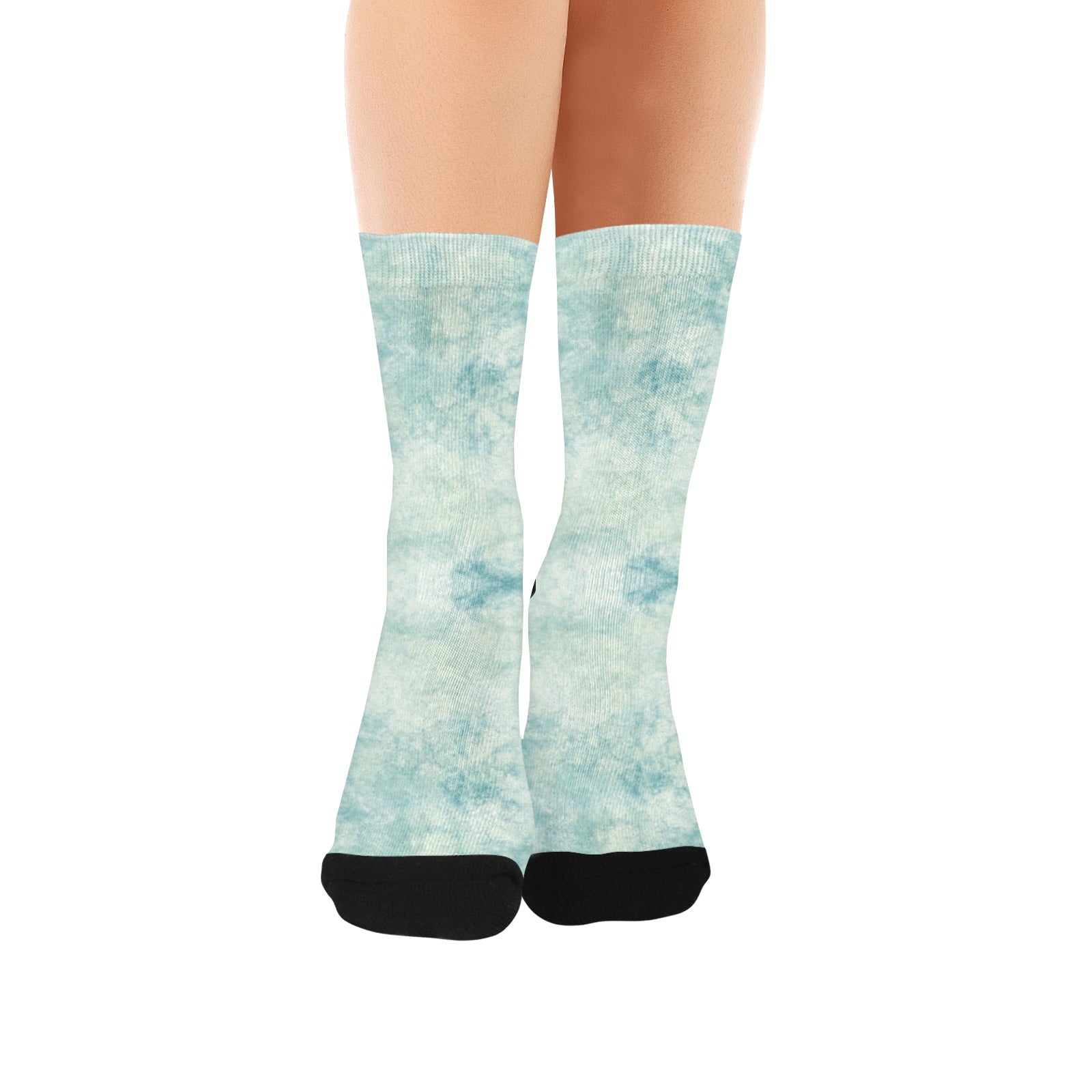 tales boho chic mosaic roses women's crew socks – Sole Design Studio