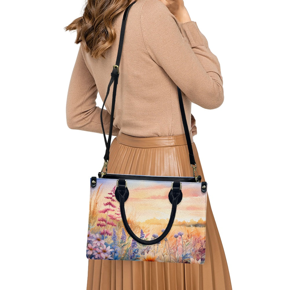 Wildflower Meadow Women's Vegan Leather Handbag