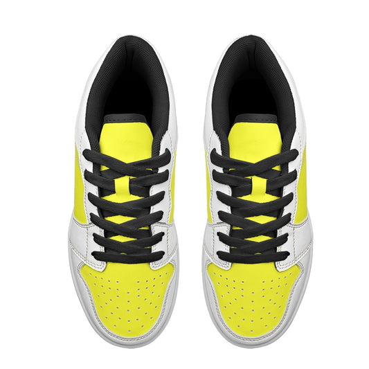 Subtle Yet Bright Leather Sneakers