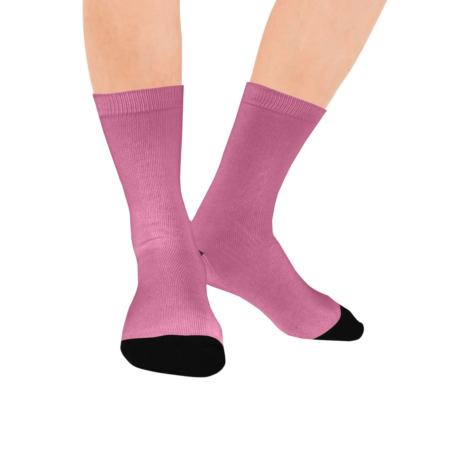 Muted Rose Women Socks - Custom Socks for Women Made in USA