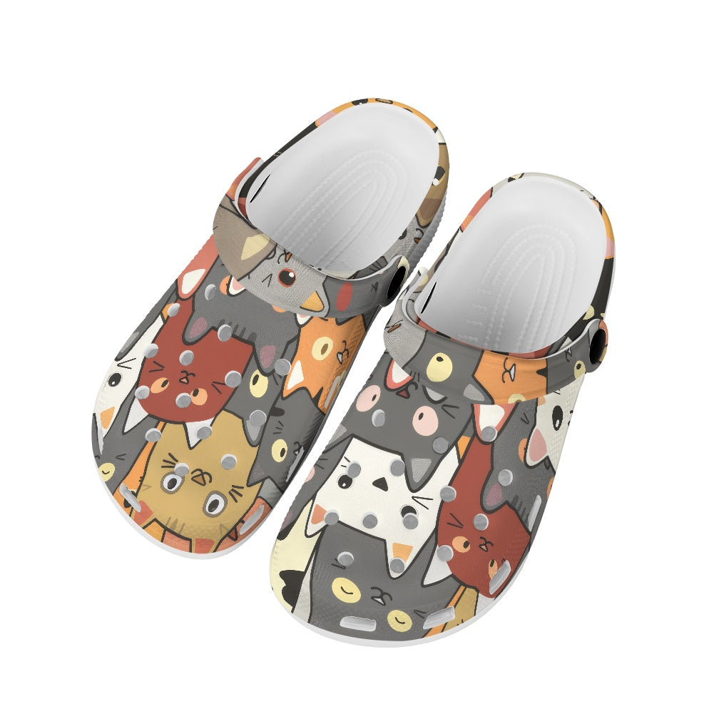 Cats and More Cats Women's Clogs