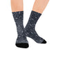 silver starry night digital women's crew socks – Sole Design Studio