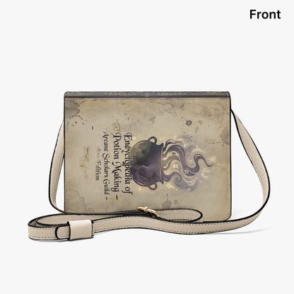 encyclopedia of potion making fantasy book lovers gift crossbody bag – Sole Design Studio