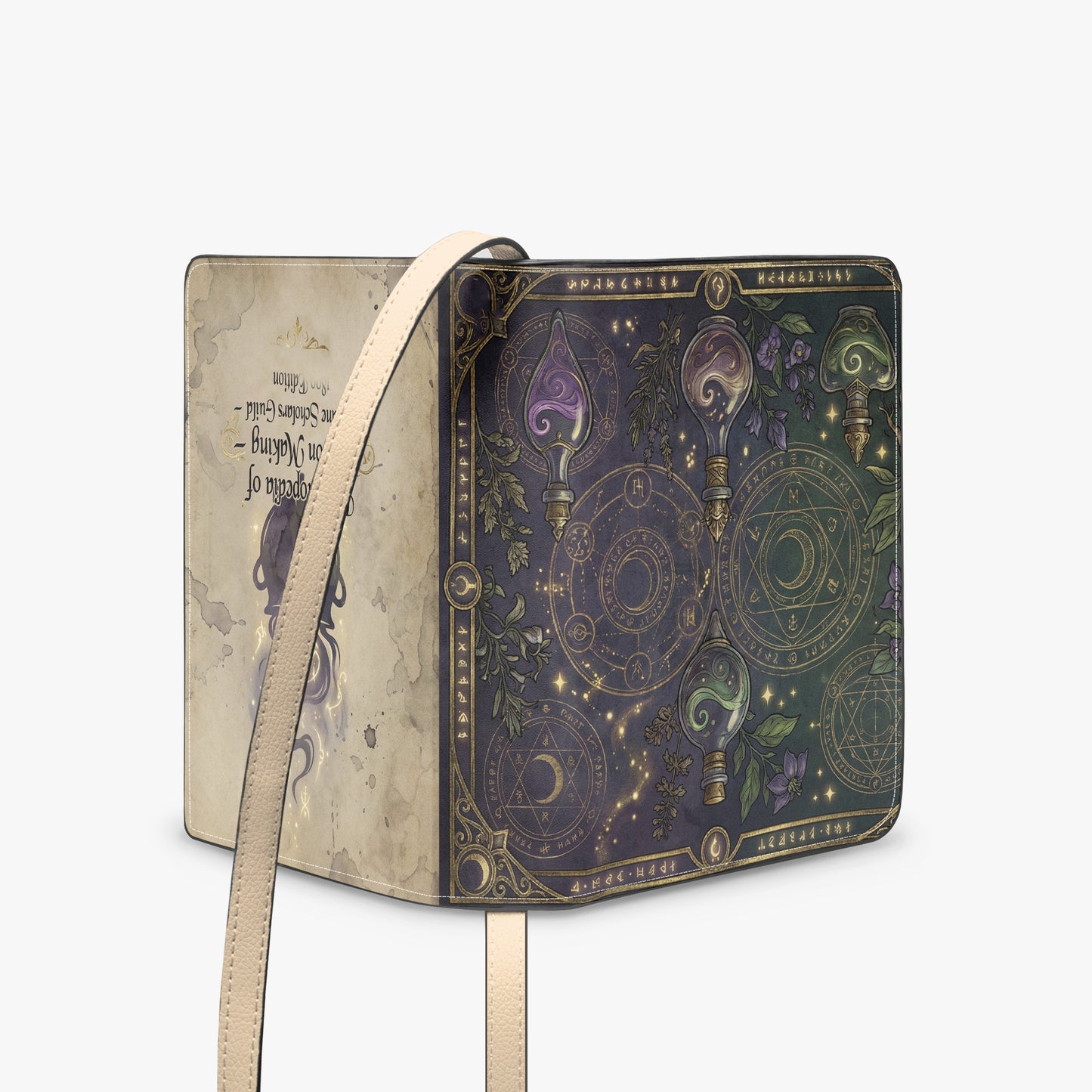 encyclopedia of potion making fantasy book-shaped bag gifts for readers – Sole Design Studio