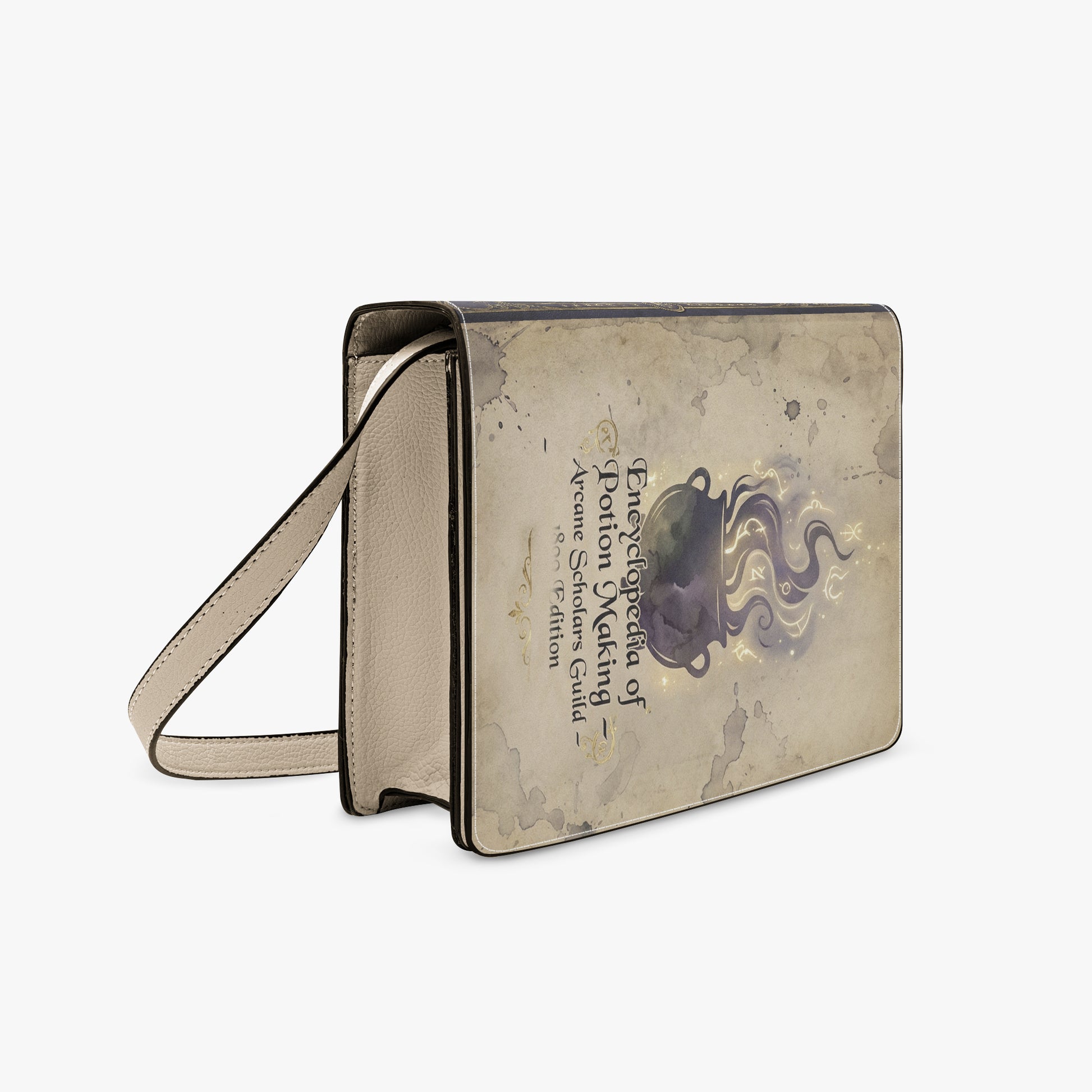 encyclopedia of potion making fantasy women's literary handbag vegan leather – Sole Design Studio