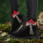 Amanita Mushroom Love Combat Boots